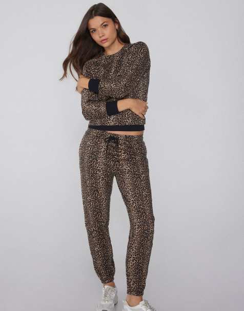 Tezenis Jogger with welt pocket in basic animalier print - view 1