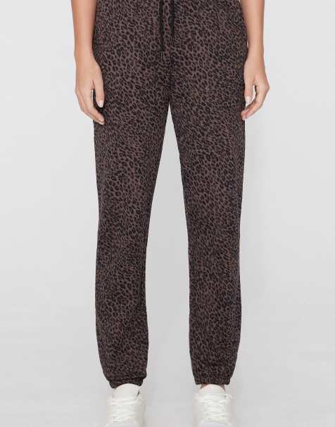 Tezenis Jogger with welt pocket in dark leopard print - view 1