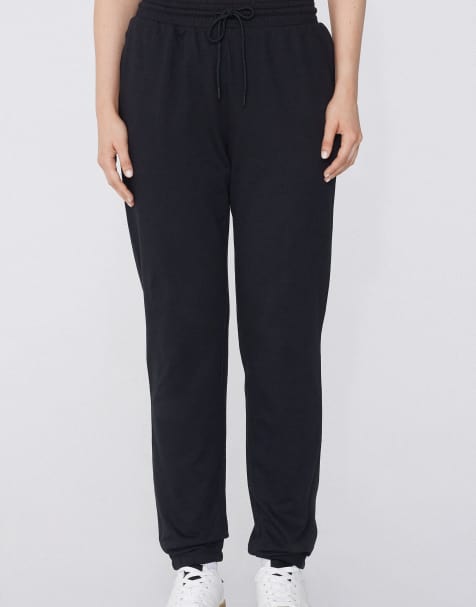 Tezenis Joggers with welt pocket and drawstring in black - view 1