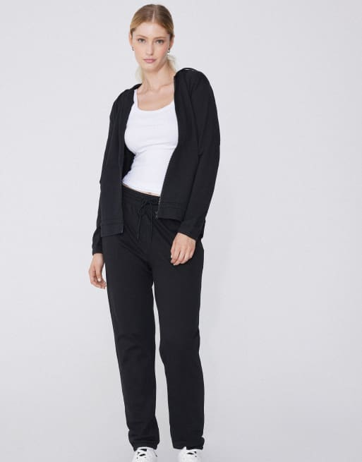 Tezenis Joggers with welt pocket and drawstring in black, 4 of 6