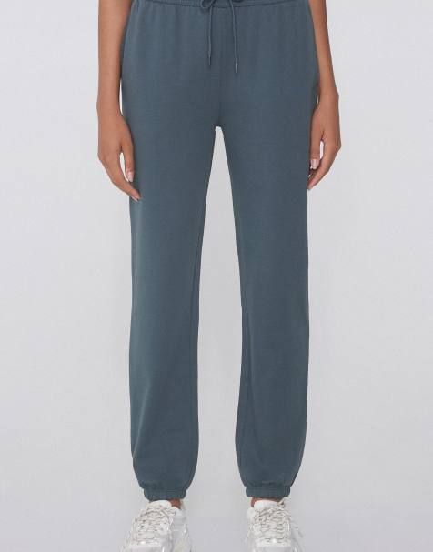 Tezenis Joggers with welt pocket and drawstring in graphite grey - view 1