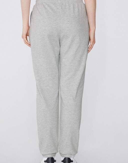 Tezenis Joggers with welt pocket and drawstring in mottled light grey, 2 of 6
