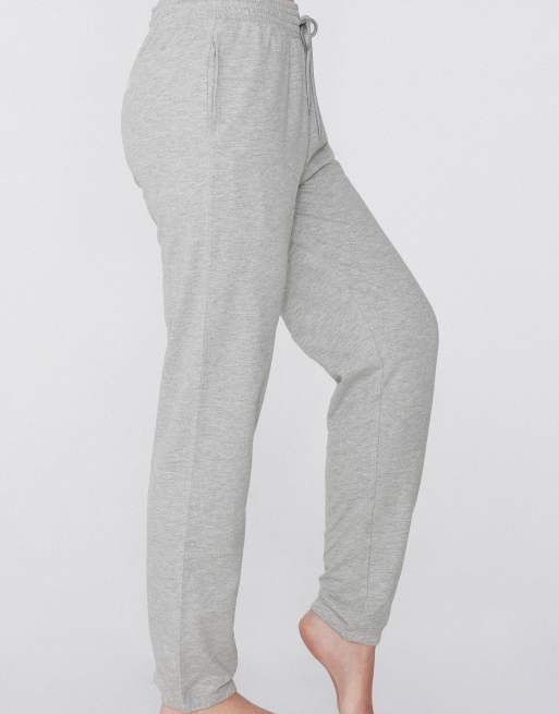 Tezenis Joggers with welt pocket and drawstring in mottled light grey, 3 of 6