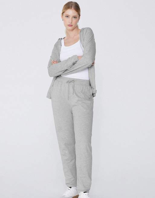 Tezenis Joggers with welt pocket and drawstring in mottled light grey, 4 of 6