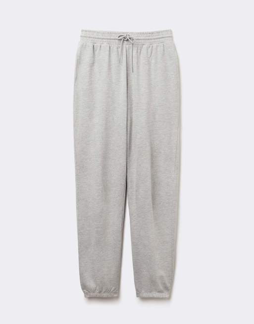 Tezenis Joggers with welt pocket and drawstring in mottled light grey, 5 of 6