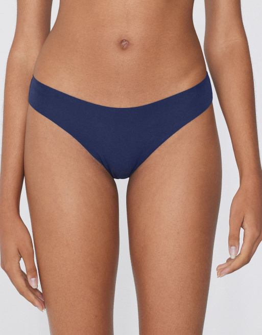 Tezenis Laser cut brazilian briefs in absolute blue