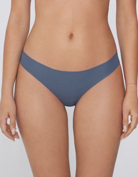 Tezenis Laser cut brazilian briefs in galactic blue - view 1