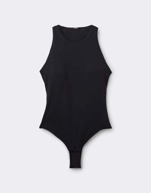 Tezenis Light touch two in one bra body in black, 5 of 5