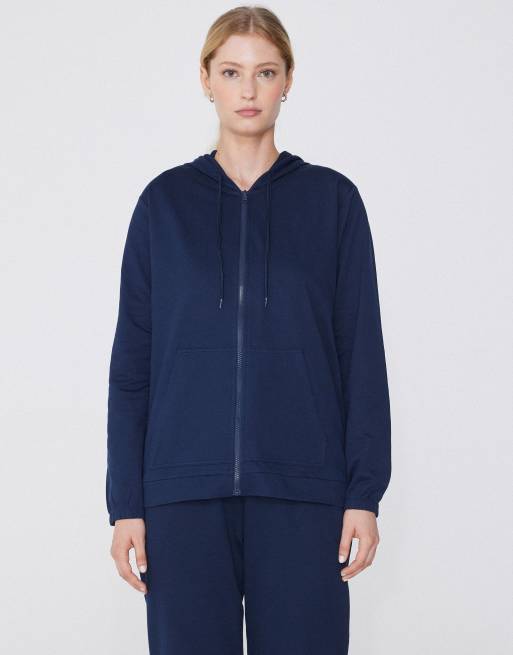 Tezenis Lightweight hooded sweatshirt in absolute blue, 3 of 6