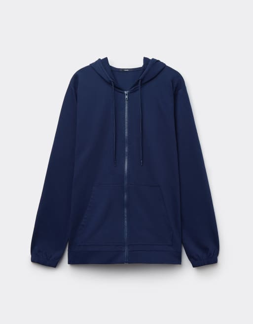Tezenis Lightweight hooded sweatshirt in absolute blue, 5 of 6
