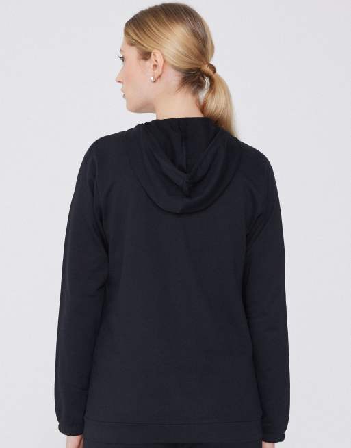 Tezenis Lightweight hooded sweatshirt in black, 2 of 6