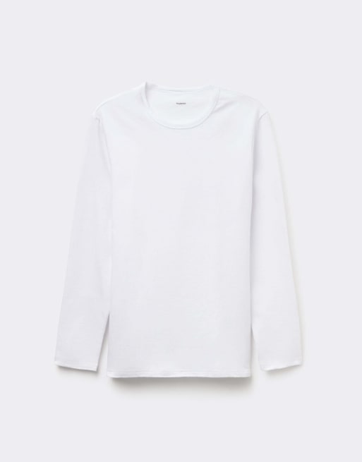 Tezenis Long-sleeve round-neck thermal top in white, 5 of 6