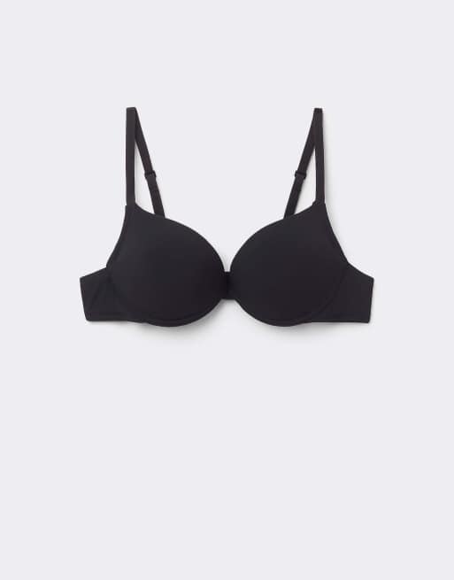 Tezenis Los angeles super push-up bra in black, 5 of 6