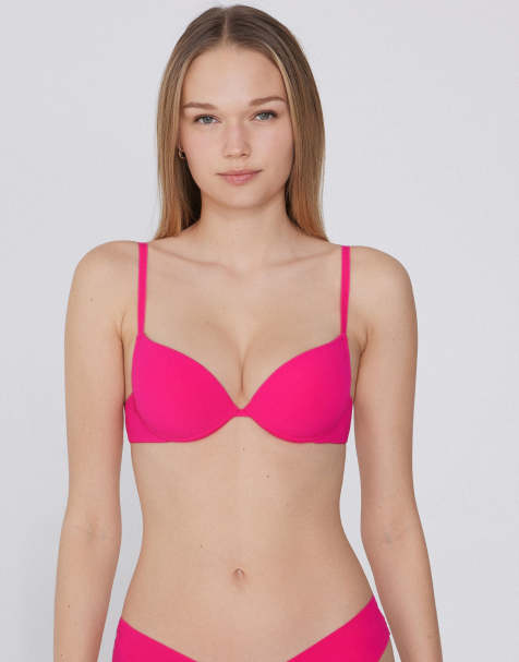Tezenis Los angeles super push-up bra in bright fuchsia - view 1