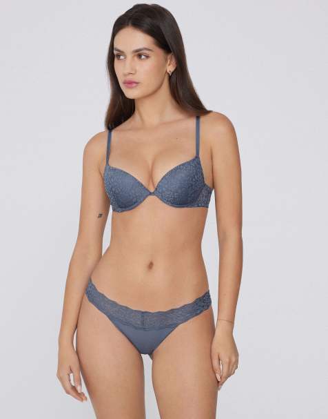 Tezenis Los angeles super push-up bra in galactic blue