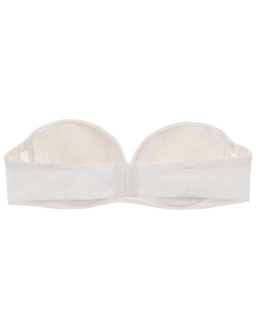 Tezenis Madrid super padded bandeau bra in ivory, 6 of 6