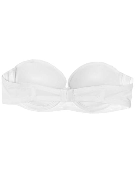 Tezenis Madrid super padded bandeau bra in white, 6 of 6