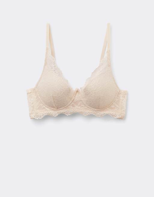 Tezenis Malibù lace super push-up bra in ivory, 5 of 5