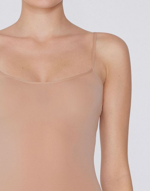 Tezenis Microfibre body in beige, 3 of 5