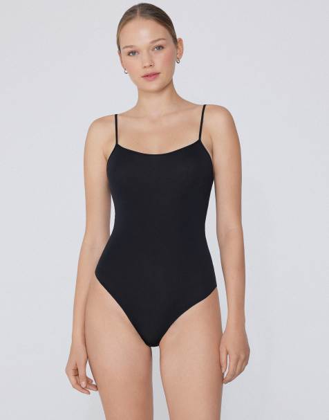 Tezenis Microfibre body in black - view 1