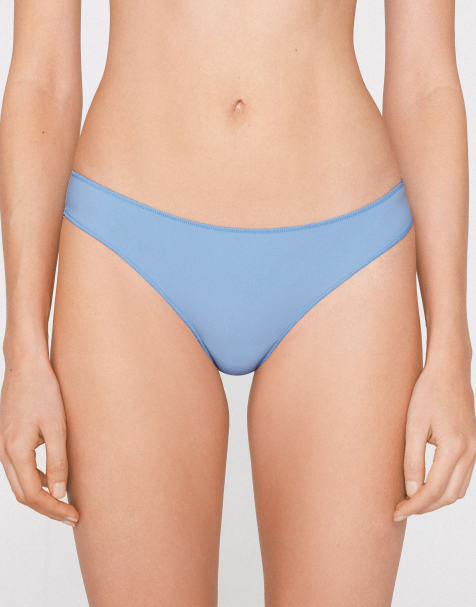 Tezenis Microfibre brazilian briefs in delicate blue - view 1