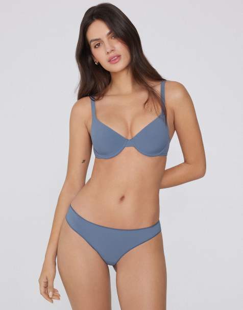 Tezenis Microfibre brazilian briefs in galactic blue - view 1