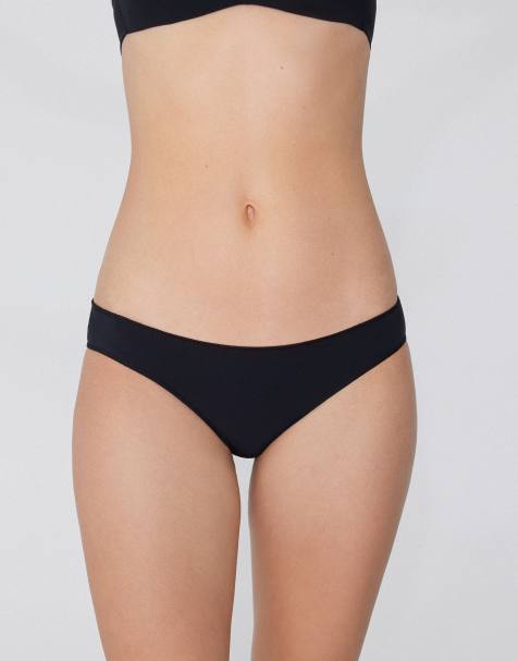 Tezenis Microfibre classic knickers in black - view 1