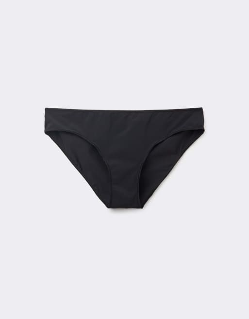 Tezenis Microfibre classic knickers in black, 5 of 6