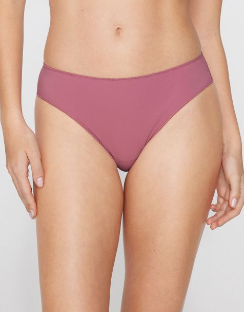 Tezenis Microfibre classic knickers in cameo pink - view 1