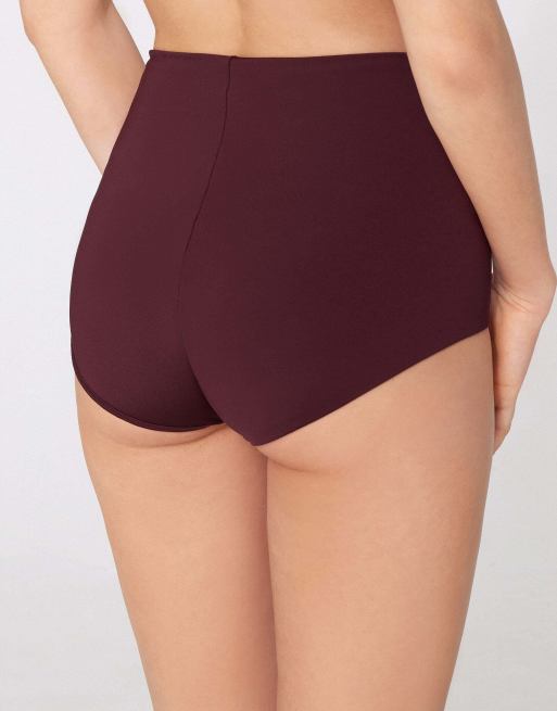 Tezenis Microfibre hot pants in precious ruby, 2 of 5