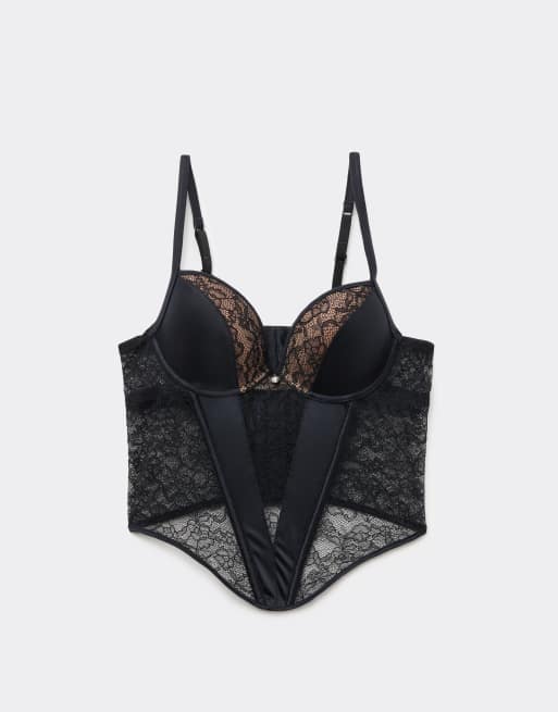 Tezenis Mistery essence bra top in black, 5 of 5