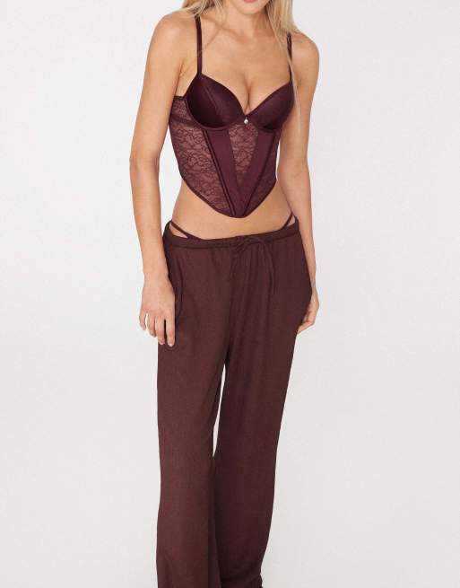 Tezenis Mistery essence bra top in precious ruby, 4 of 5