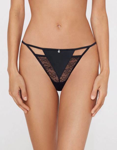 Tezenis Mistery essence g-string in black - view 1