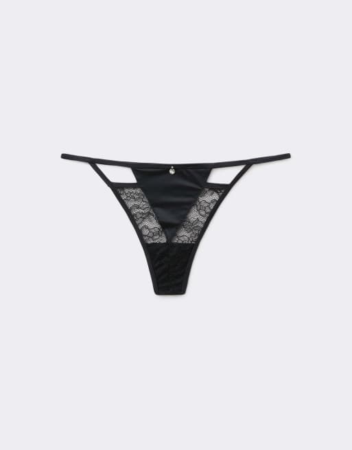 Tezenis Mistery essence g-string in black, 5 of 5
