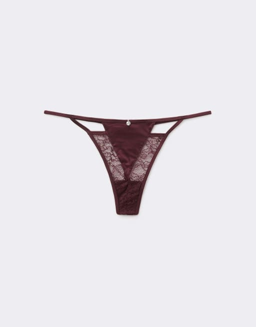Tezenis Mistery essence g-string in precious ruby, 5 of 5