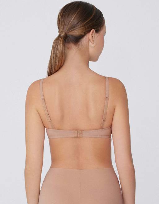 Tezenis Moscow microfibre push-up bra in beige, 2 of 5