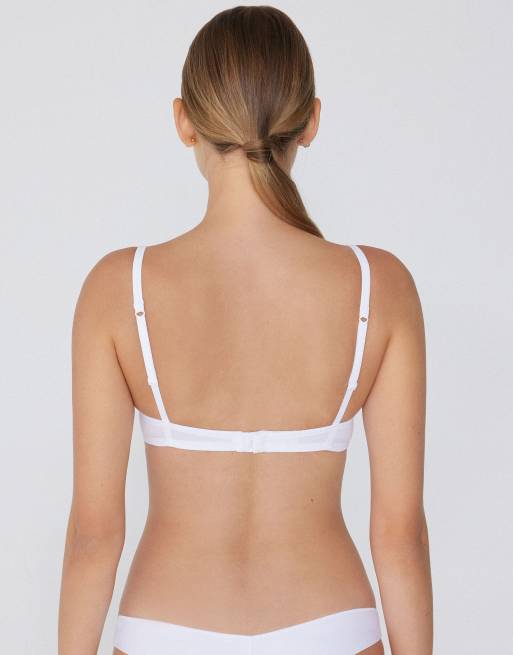 Tezenis Moscow microfibre push-up bra in white, 2 of 5