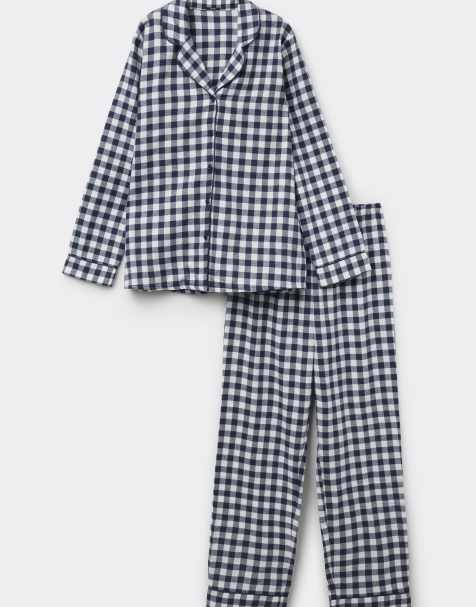 Tezenis Open in blue checks - view 1