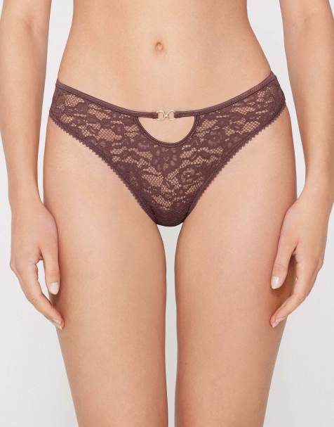 Tezenis Perfect harmony brazilian briefs in tobacco brown - view 1