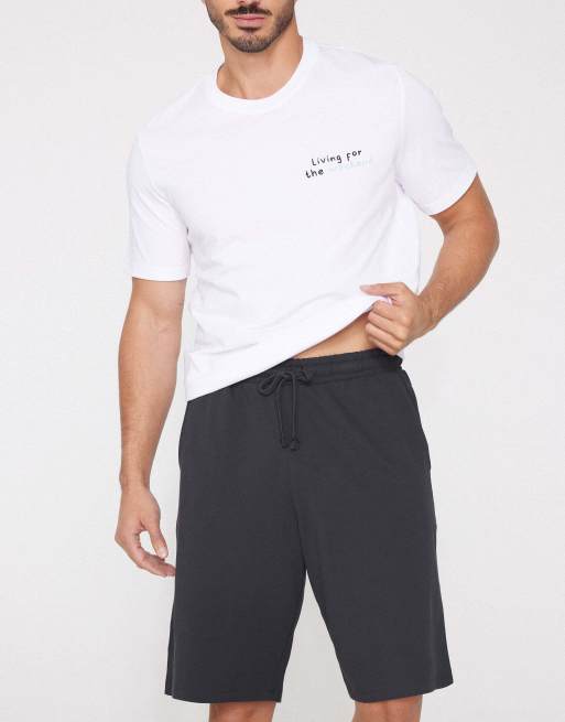 Tezenis Piqué shorts in dark grey, 4 of 5