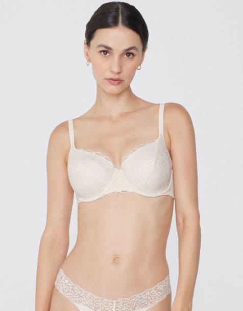 Tezenis Prague full cover balconette bra in ivory - view 1