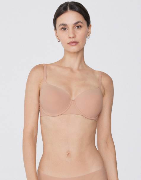 Tezenis Prague full coverage balconette bra in beige