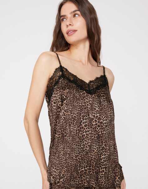 Tezenis Printed camisole in animal print - view 1