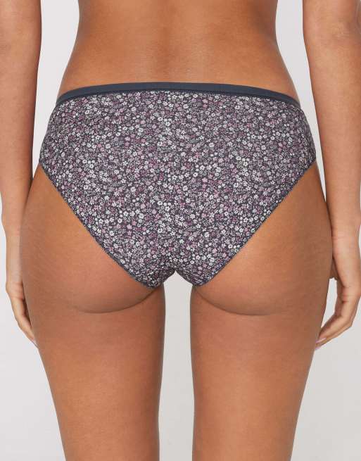 Tezenis Printed cotton briefs in flower bloom, 2 of 5