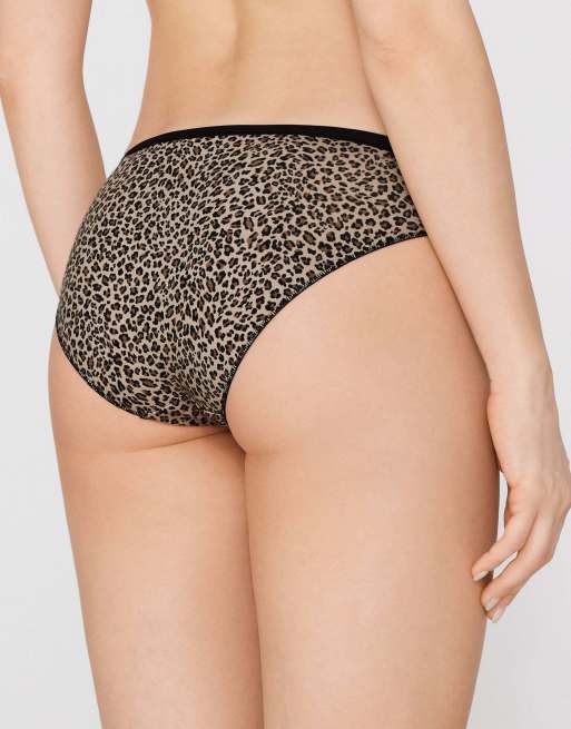 Tezenis Printed cotton briefs in small animal print, 2 of 5