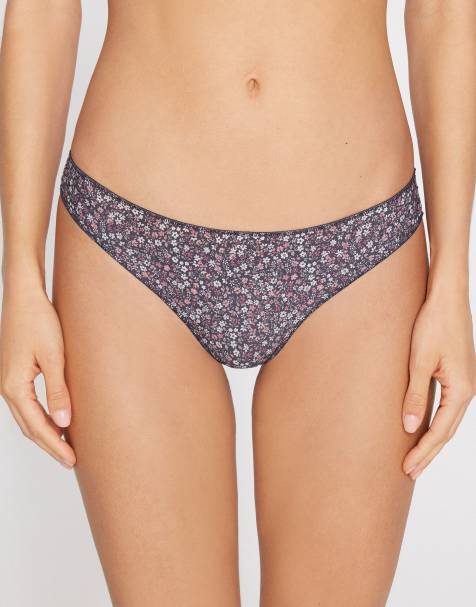 Tezenis Printed microfibre brazilian briefs in flower bloom - view 1