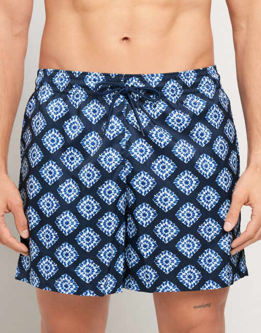 Tezenis Printed swimming shorts in blue, 4 of 4