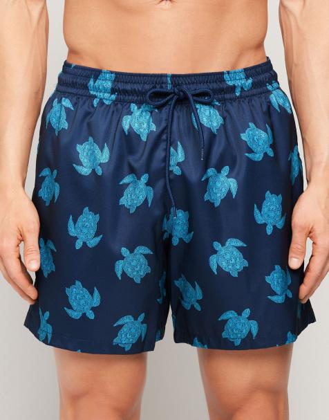 Tezenis Printed swimming shorts in marine blue - view 1