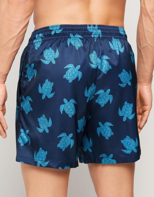 Tezenis Printed swimming shorts in marine blue, 2 of 4