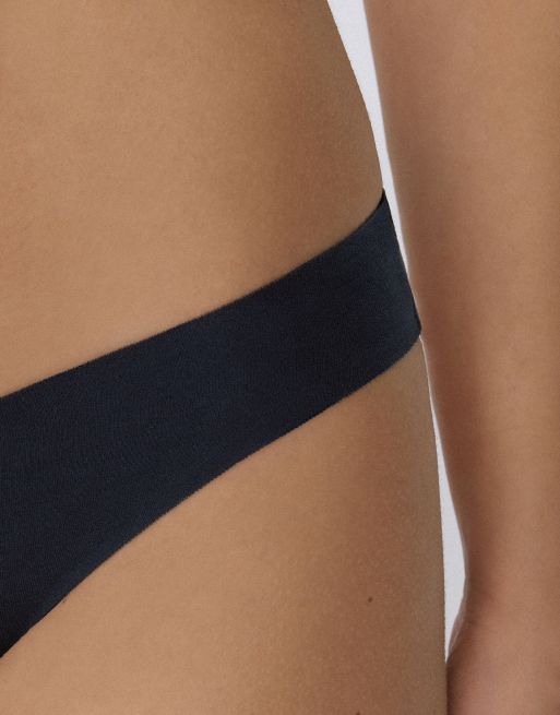 Tezenis Seamless cotton brazilian briefs in absolute blue, 3 of 6